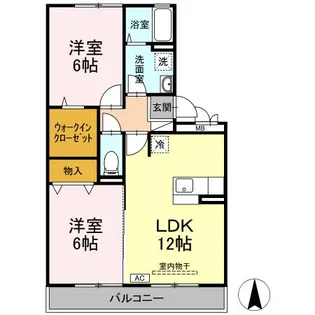 Y Sレジデンス【2階】の間取り