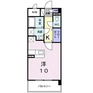 香川県高松市上福岡町【マンション】の間取り