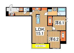アティチュード【1階】の間取り