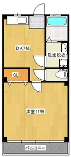 クアジュ・ノブレス【2階】の間取り