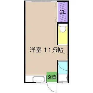 第2杉本ハイム【2階】の間取り