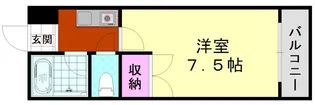 むつみハイツ【2階】の間取り
