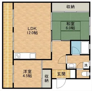 セントポーリア蜆塚【3階】の間取り