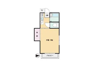 コーポメルヘン【2階】の間取り