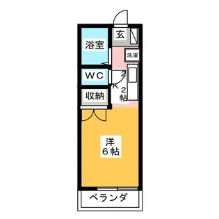 パーソンズ【2階】の間取り