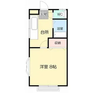 ハウディードリーム【1階】の間取り