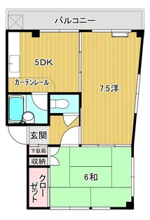 ロイヤルセゾン【3階】の間取り