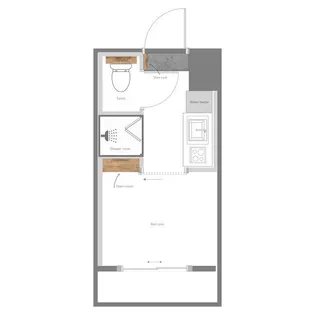 東和プラザAB館【5階】の間取り