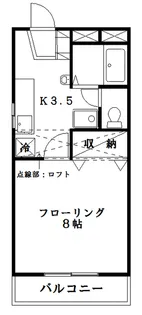 コンフォート台原【1階】の間取り