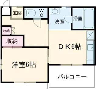 正邦苑 竹ヶ鼻【1階】の間取り