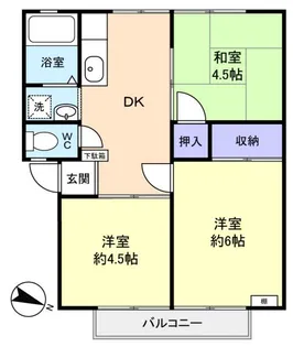エコエイト【1階】の間取り