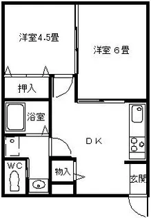 WoodyHouseII【2階】の間取り