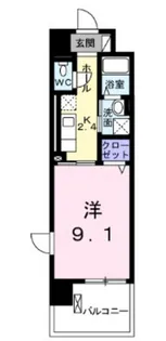 天瀬ハイマート【2階】の間取り
