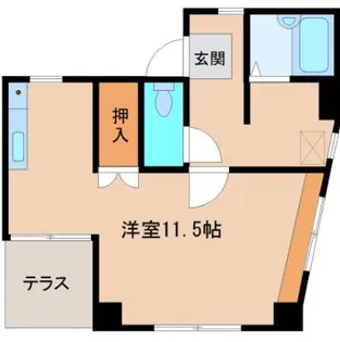 サンパーク谷川【2階】の間取り
