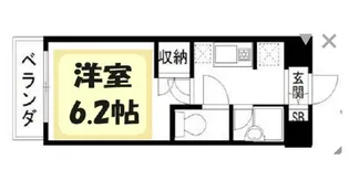 オガワ第3ビル【6階】の間取り