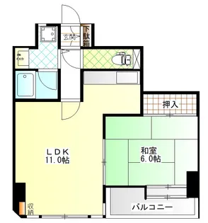山形県山形市飯田西1【マンション】の間取り