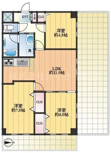 アネックス高島平【5階】の間取り