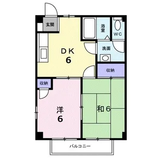 広島県福山市新市町大字戸手【アパート】の間取り
