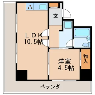 ネオハイツ大須【4階】の間取り