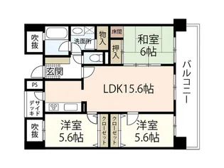 トレゾア西原【4階】の間取り