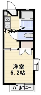 ビューティナンバーワンA【1階】の間取り