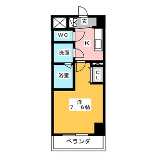 K Smart 小牧【9階】の間取り