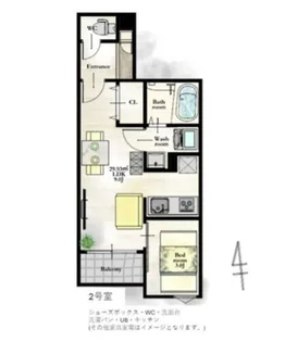 REキャスバルクォーレ長町南【2階】の間取り