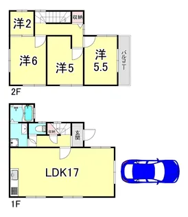 兵庫県神戸市垂水区千代が丘2【一戸建】の間取り