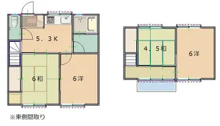 高知県高知市加賀野井2【一戸建】の間取り