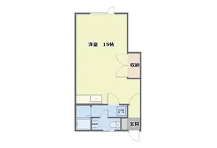 1Rの間取り画像
