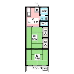 2Kの間取り画像