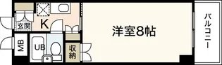 井口クイーンズコート【1階】の間取り