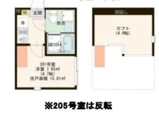 グラン竹ノ塚【2階】の間取り