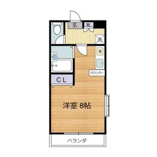 ディファレンス調布【2階】の間取り