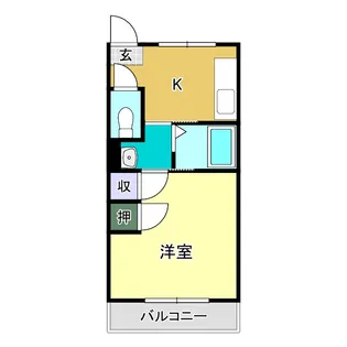 高知県高知市大津乙【マンション】の間取り