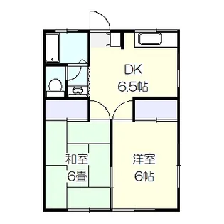 高橋コーポ【1階】の間取り
