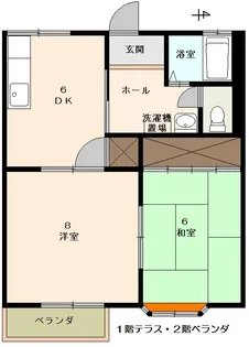 コーポロング【2階】の間取り