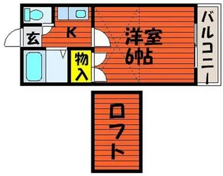 ローズコート奥田西町【2階】の間取り