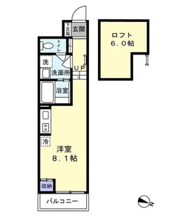 フィユメゾン学南町【2階】の間取り