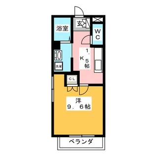 マイタウン茶所【3階】の間取り