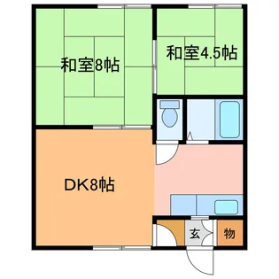 辻ハイツ【2階】の間取り