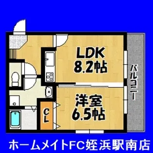 福岡県福岡市西区周船寺2【マンション】の間取り