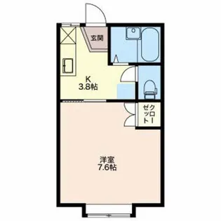 新潟県新潟市西区小針上山【アパート】の間取り