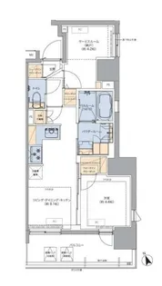 トラディティオ門前仲町【14階】の間取り