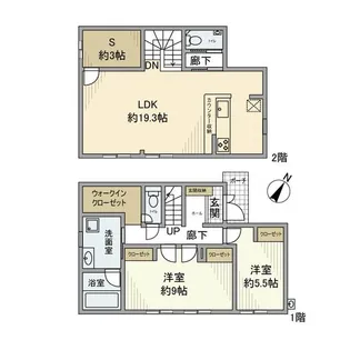 神奈川県大和市深見【一戸建】の間取り