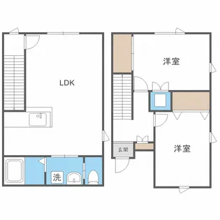 メゾネットAY【1階】の間取り
