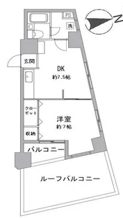 トーカン上野北キャステール【2階】の間取り
