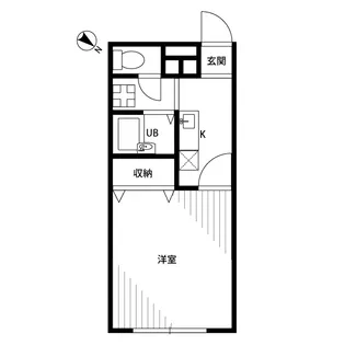 アムール 琴【1階】の間取り
