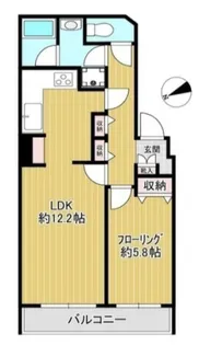 晴海アイランドトリトンスクエアビュータワー(晴海ビュータワー)【19階】の間取り