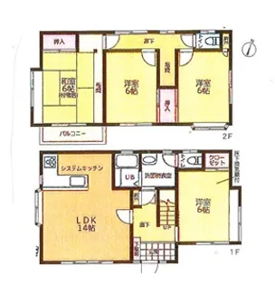 神奈川県鎌倉市鎌倉山1【一戸建】の間取り
